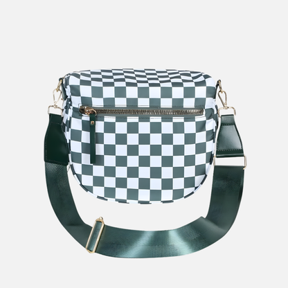 Arden & Rae - Grace Checkered Crossbody Bag