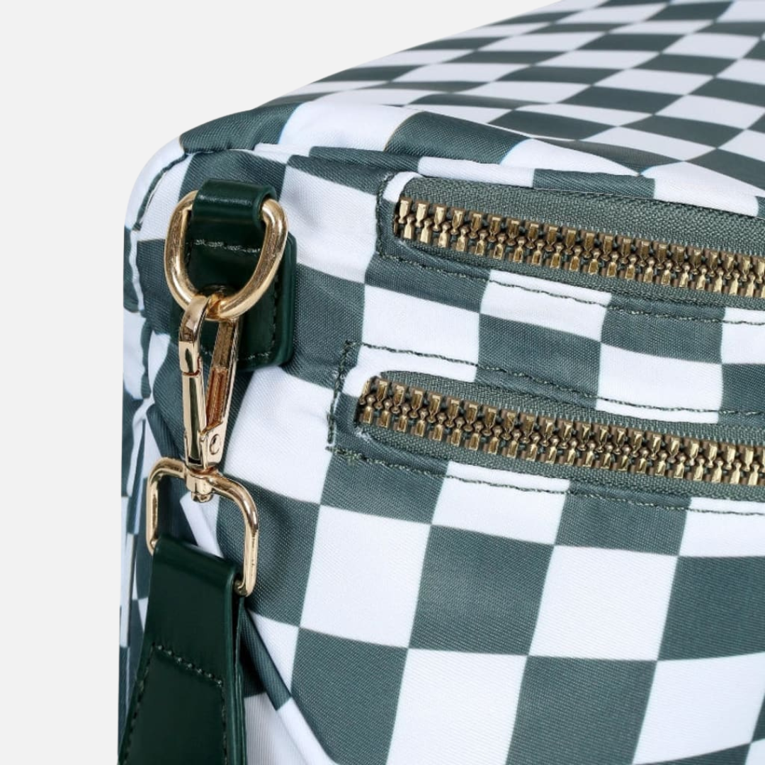 Arden & Rae - Grace Checkered Crossbody Bag