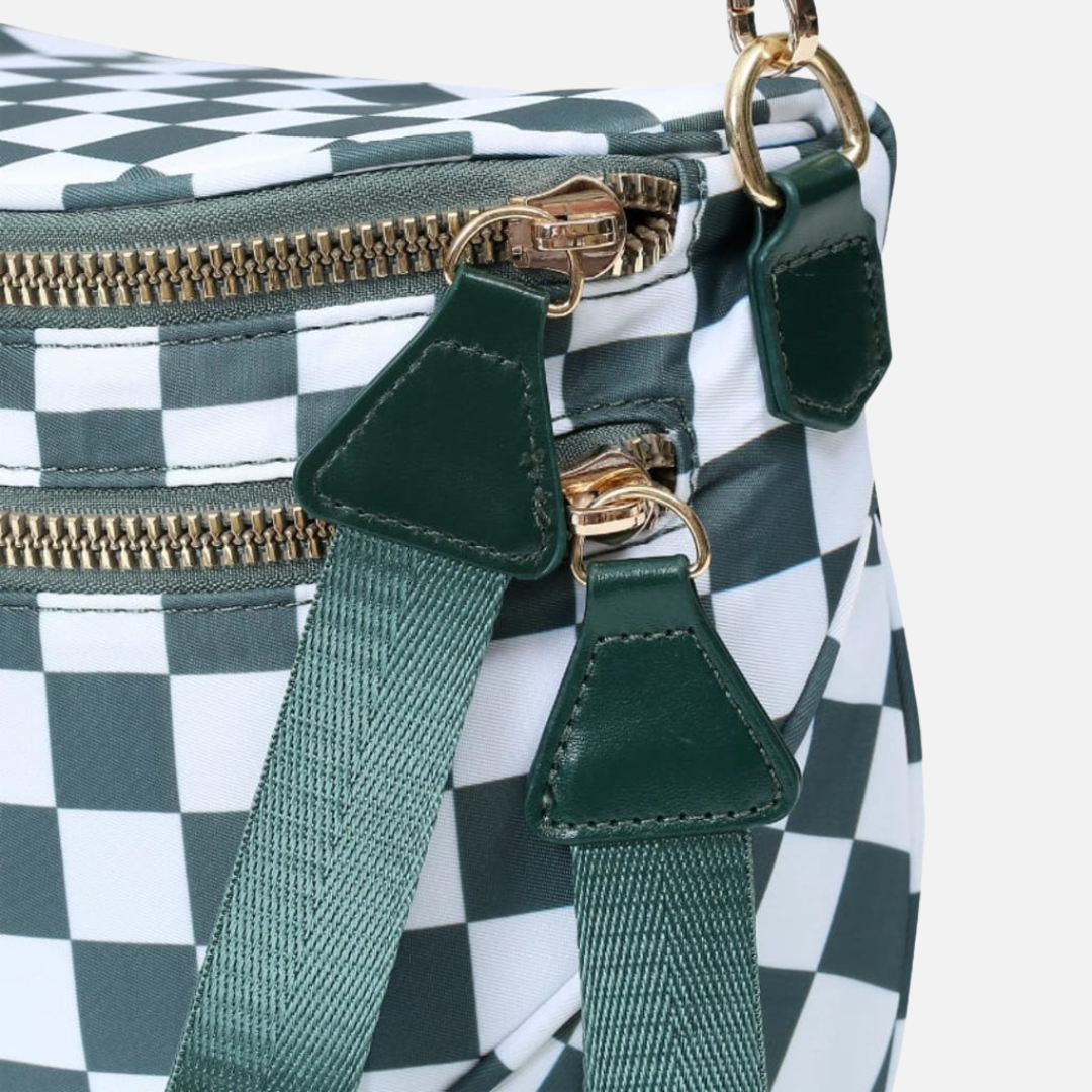Arden & Rae - Grace Checkered Crossbody Bag