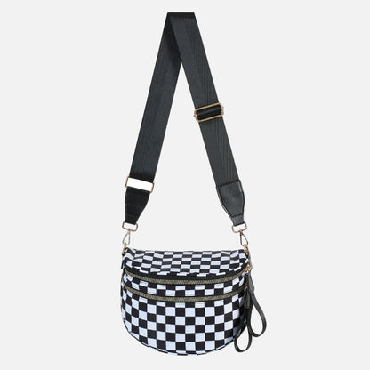Arden & Rae - Grace Checkered Crossbody Bag
