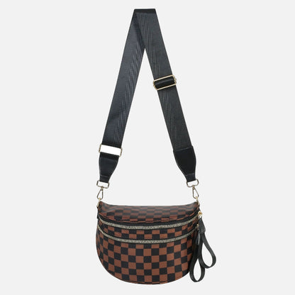 Arden & Rae - Grace Checkered Crossbody Bag