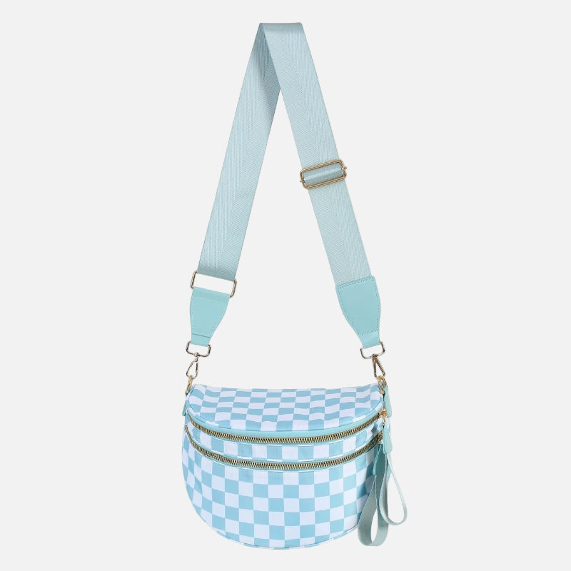 Arden & Rae - Grace Checkered Crossbody Bag