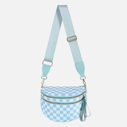 Arden & Rae - Grace Checkered Crossbody Bag