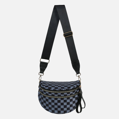 Arden & Rae - Grace Checkered Crossbody Bag